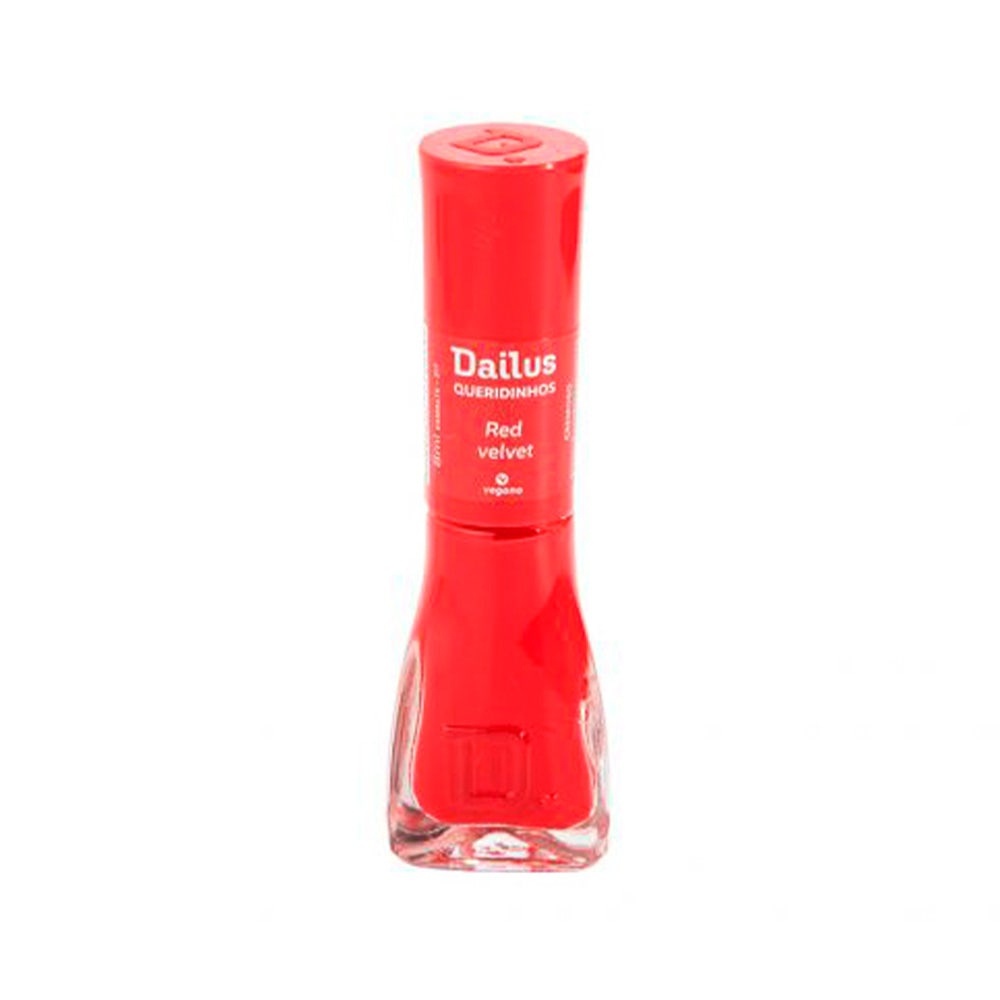 Esmalte Dailus Cremoso Red Velvet - Linha Queridinhos 1 Esmalte Dailus Cremoso Queridinhos Red Velvet