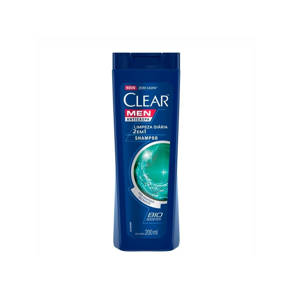 Shampoo Anticaspa Clear Men Limpeza Di?ria 2 em 1 - 200ml 1 Shampoo Anticaspa Clear Men Limpeza Diaria 2X1 200Ml