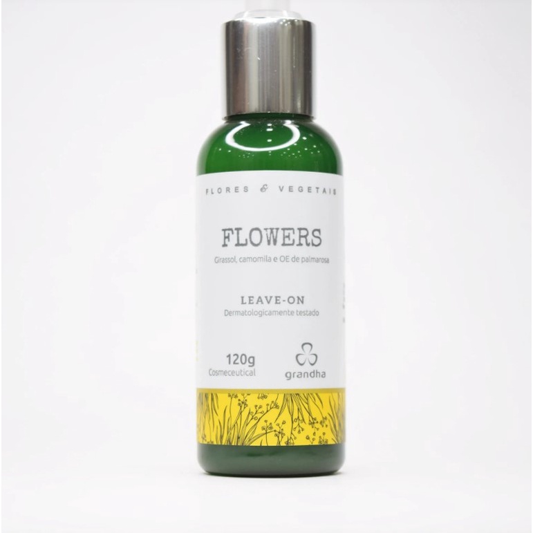 Leave-On Flowers - Cabelo Sens?vel e Fino 1 Grandha Leave-on Flowers 120g para Couro Cabeludo Sensível e Cabelos Finos e Delicados FRETE GRATIS