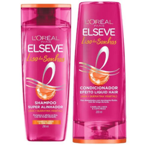 KIT ELSEVE SH + COND SUPER ALINHADOR LISO DOS SONHOS LORÉAL (LANÇAMENTO 2025 )