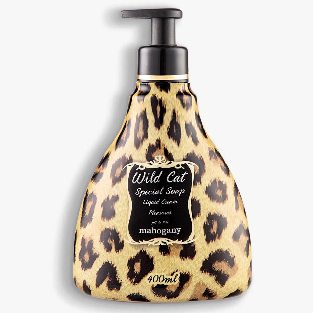 Sabonete L?quido Wild Cat Mahogany 400ml - Floral Frutal 1 Mahogany Sab Liq Wild Cat 400ml