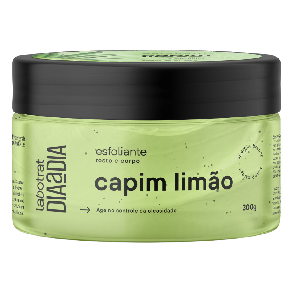 Esfoliante Capim Lim?o Facial Corporal Labotrat 300g 1 Esfoliante Creme Capim Limão Facial Corporal Labotrat 300g