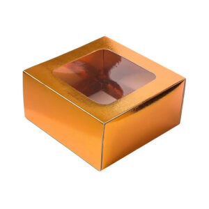 Caixa Gaveta com Visor Nº1 (8cm x 8cm x 4cm) Cobre - 10 unidades - Assk - Rizzo
