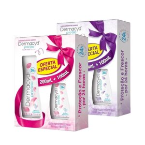 SABONETE LÍQUIDO DERMACYD FEMININA FLORAL + DELICATA JASMIM