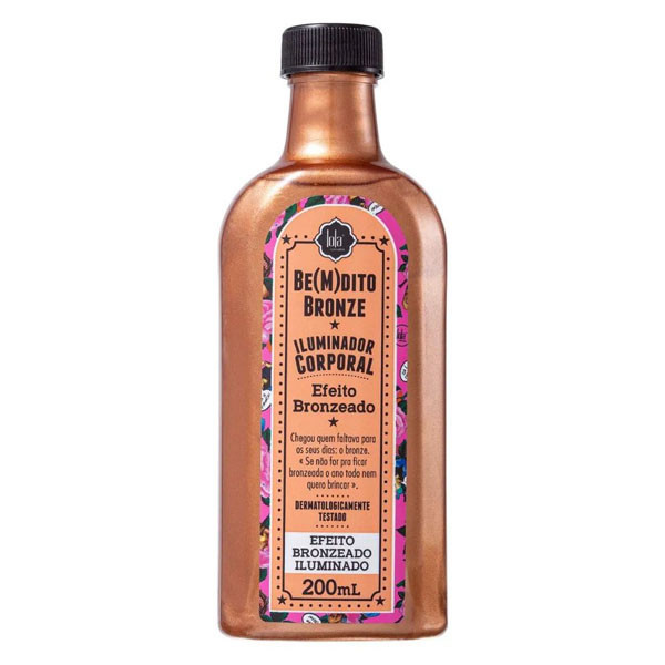 Iluminador Corporal Lola BeMdit Bronze 200ml 1 Iluminador Corporal Lola Cosmetics Bemdito Bronze 200ml