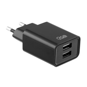 Carregador De Parede 2 Saídas USB i2GO 2,4a Preto