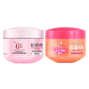 MÁSCARA GLYCOLIC GLOSS + MÁSCARA LONGO DOS SONHOS ELSEVE