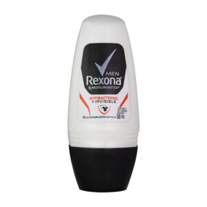 Desodorante Roll On Rexona Men Antibacterial + Invisible 50ml