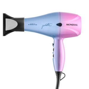Secador de Cabelos Profissional SCP-JU-03 Azul Rosa Mondial - 127V