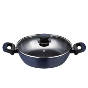 Caçarola Rasa Antiaderente para Indução 28 Cm Everyday Azul