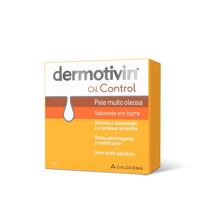 Sabonete Dermotivin Oil Control 90g - Pele Oleosa 1 Sabonete em barra Dermotivin Oil Control 90g