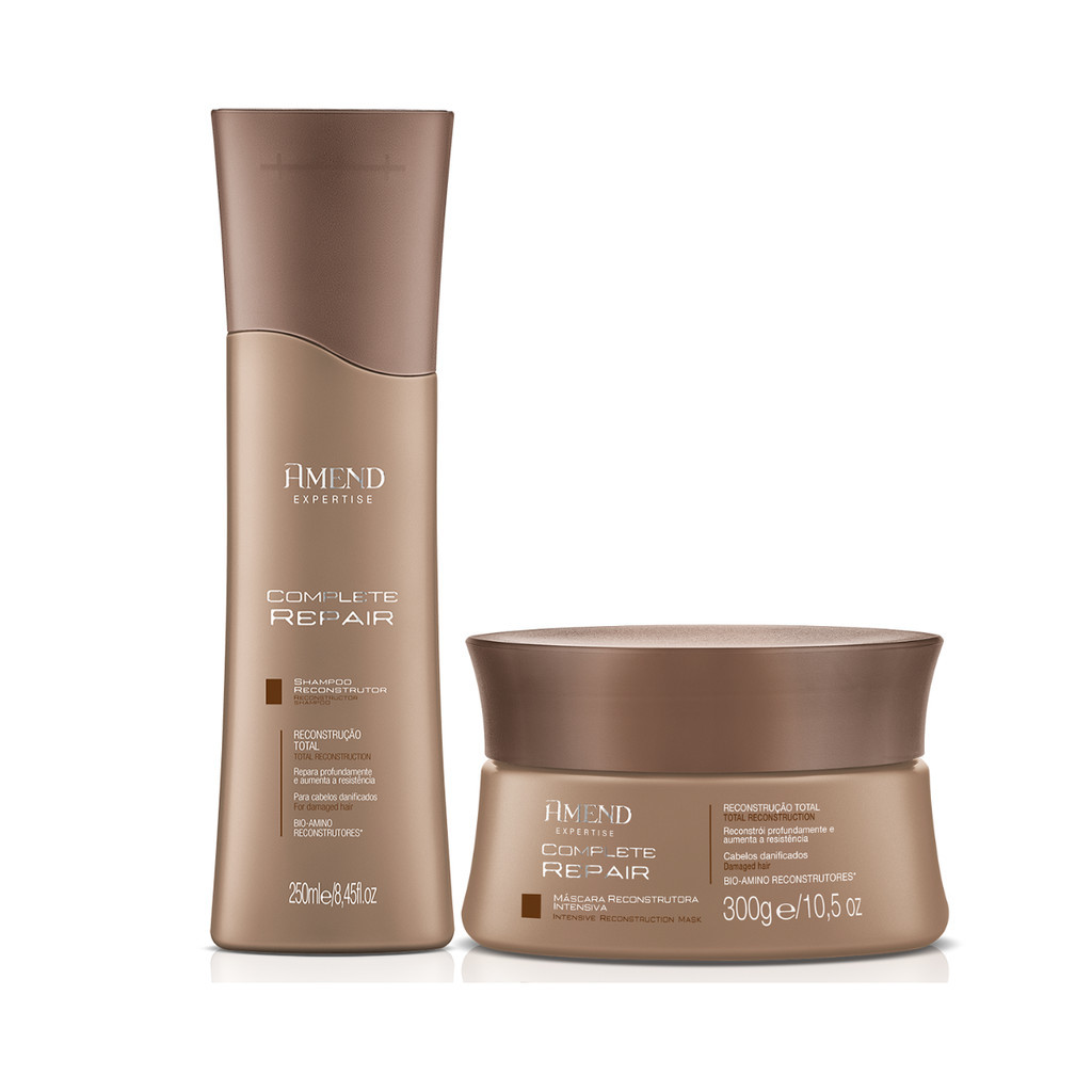Kit Amend Expertise Repair: Shampoo e M?scara Reconstru??o 1 Kit Shampoo e Máscara Expertise Complete Repair - Amend