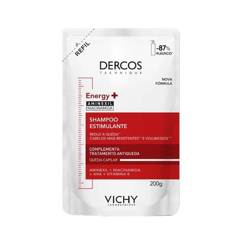 Shampoo Antiqueda Dercos Energy+ 200g 1 Refil Shampoo Antiqueda Vichy Dercos Energy+ 200g