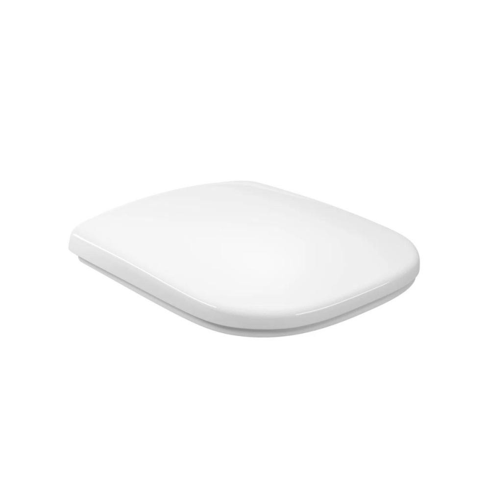 Assento Sanit?rio Deca Quadra AP215 Branco com Fechamento Suave 1 Assento Sanitário De Plástico Amortecido Quadra Ap215 Branco Deca