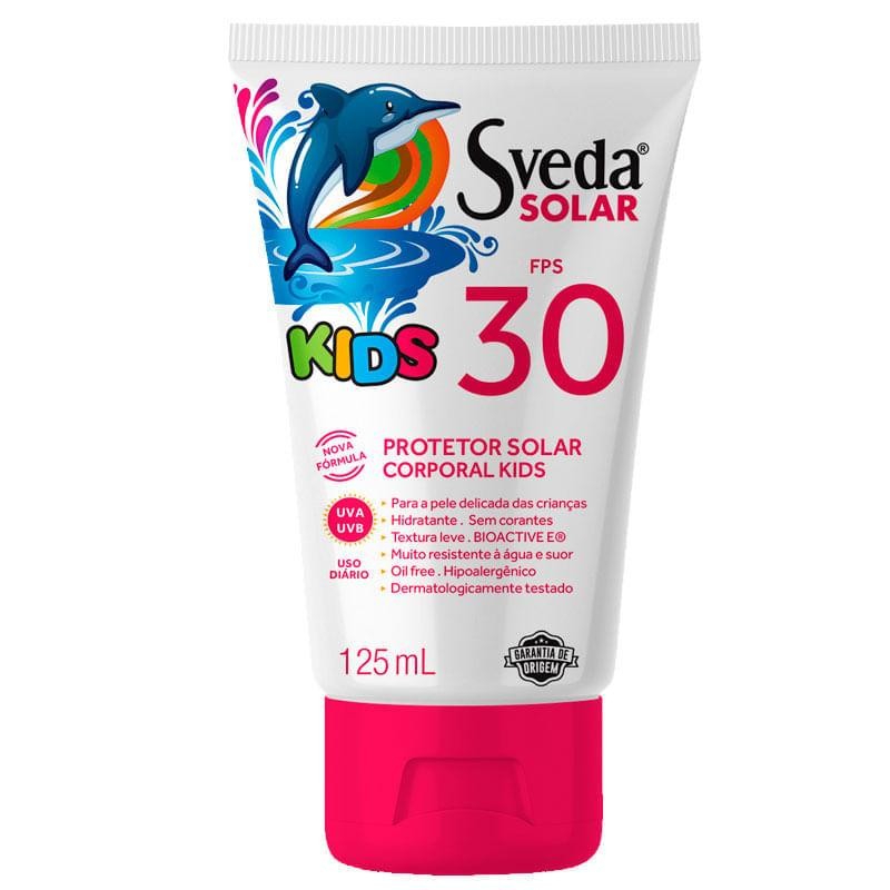 Protetor Solar Sveda Kids FPS30 - 125ml | Prote??o UVA/UVB 1 Protetor Solar Sveda Kids FPS30 125ml