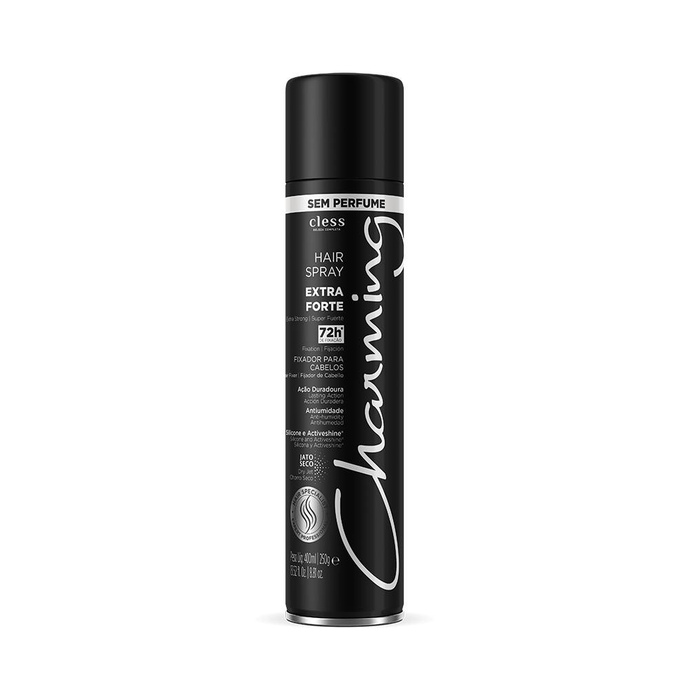 Hair Spray Charming Extra Forte 400ml 1 Charming Hair Spray Extra Forte Sem Perfume 400ml