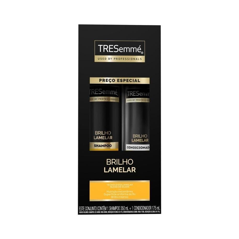 Kit Tresemm? Brilho Lamelar Shampoo e Condicionador - Efeito Gloss 1 Kit Shampoo Condicionador Tresemmé Brilho Lamelar