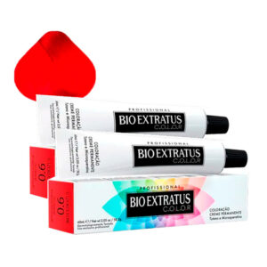 Tintura Creme Bio Extratus Color Intensificador de Vermelho 0.6 60ml | Kit com duas unidades