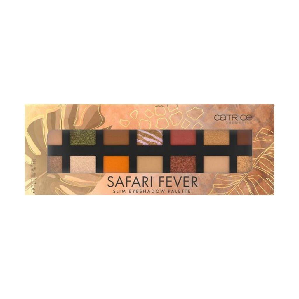 Paleta Catrice Safari Fever Slim 010 Wild Life - Sombras Vibrantes 1 Paleta de sombras Catrice