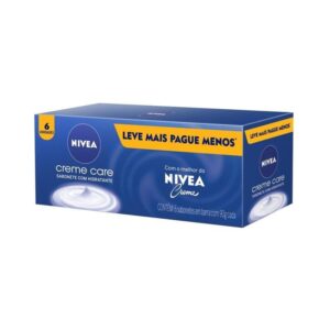 Sabonete Nivea Care em Barra - 6un - 90g | Hidratação Profunda