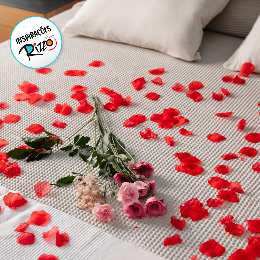 P?talas de Rosas Decorativas Vermelhas - 15g | Rizzo 1 Pétalas de Rosas Decorativas romântica - 15g - Rizzo Distribuidora