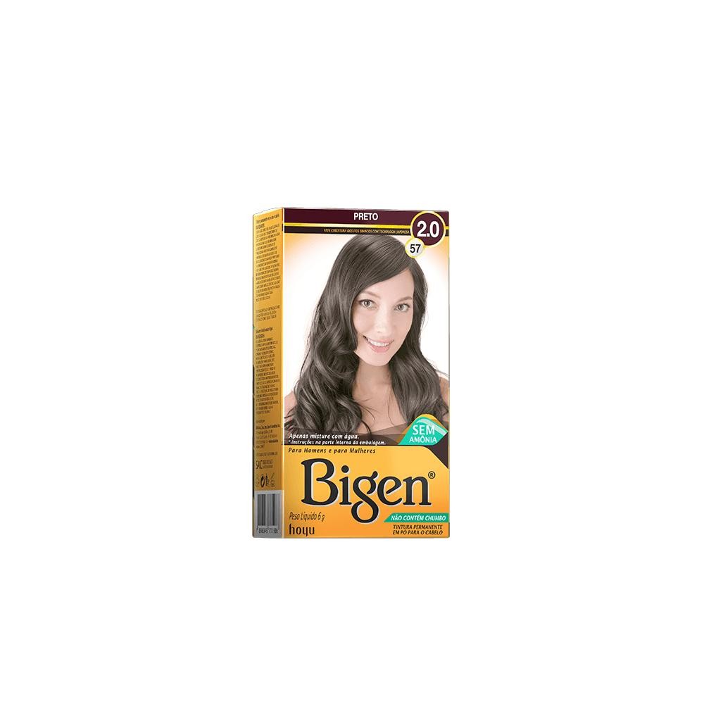 Tintura Capilar Bigen 2.0 Preto - Sem Am?nia e ? Base de ?gua 1 Tintura Capilar à base de água Bigen 2.0 Preto