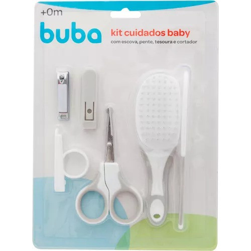 Kit Higiene e Cuidados para Beb? Buba - 4 Itens 1 Kit Higiene e Cuidados para Bebê Buba - 4 Itens