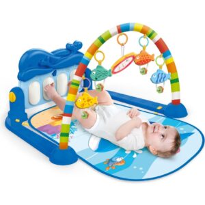 Tapete de Atividades com Piano Baleia Azul Maxibaby