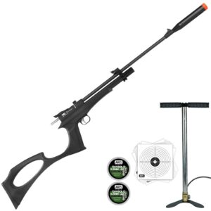 Kit Carabina 5.5 Air Viper Xl Tag Chumbinho Bomba Manual