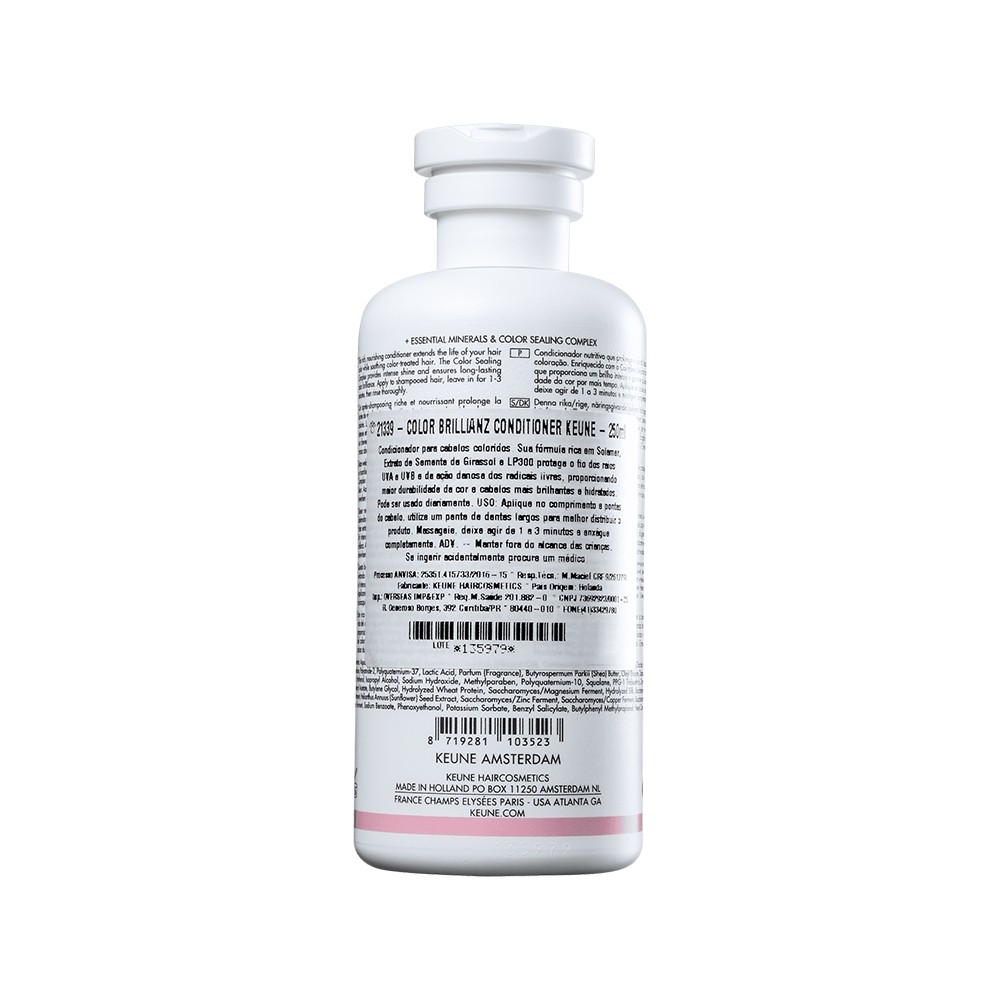 Condicionador Keune Care Color Brillianz 250ml 1 Condicionador Keune Care Color Brillianz 250ml