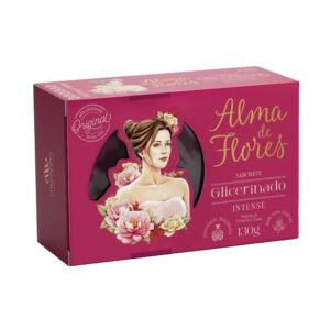 Sabonete Alma de Flores Glicerinado Intense 130g - Embalagem com 12 Unidades