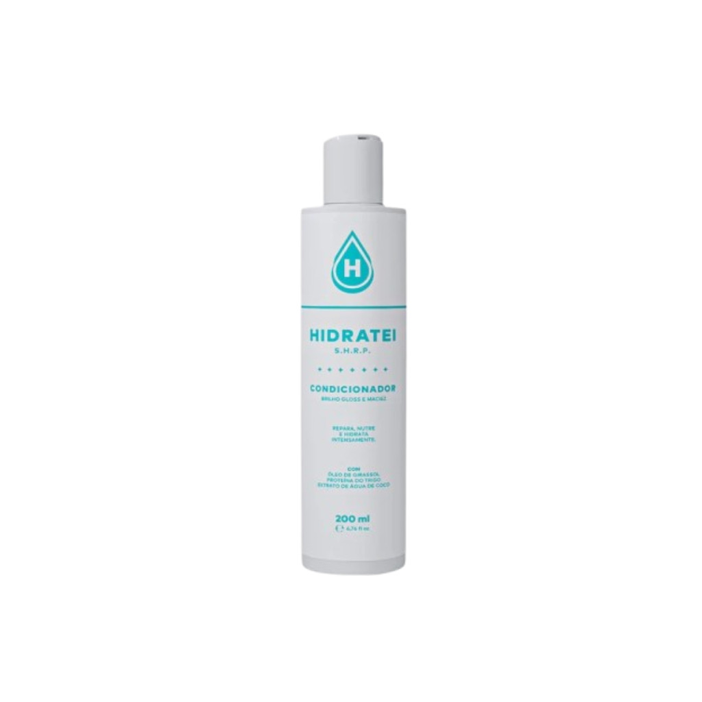 Shrp Hidratei Condicionador 200ml - Brilho, Maciez e Nutri??o 1 Condicionador Shrp Hidratei 200ml Hidrata Nutre E Repara