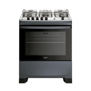Fogão Dako Supreme 5 Bocas Mesa Inox Titanium Bivolt