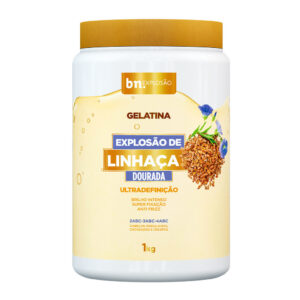 Gelatina Explosão de Linhaça 1Kg bn.Cachos