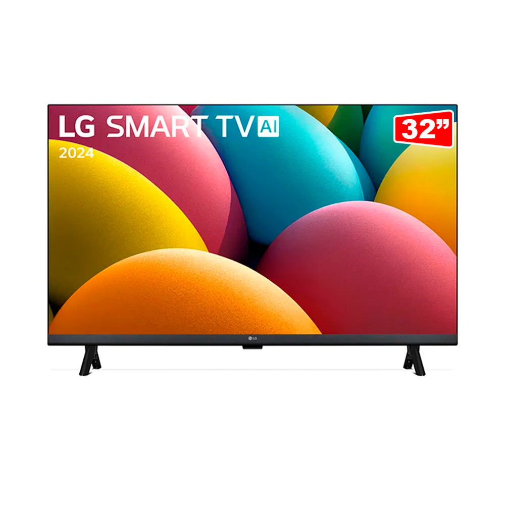 Smart TV LG 32" HD 32LR600B WebOS 23 com Alexa Integrada