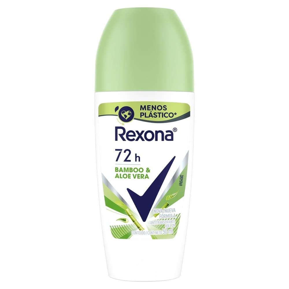 Rexona Bamboo Roll On Feminino 50ml | Prote??o e Fragr?ncia 1 Desodorante Rexona Feminino Roll On Bamboo 50ml