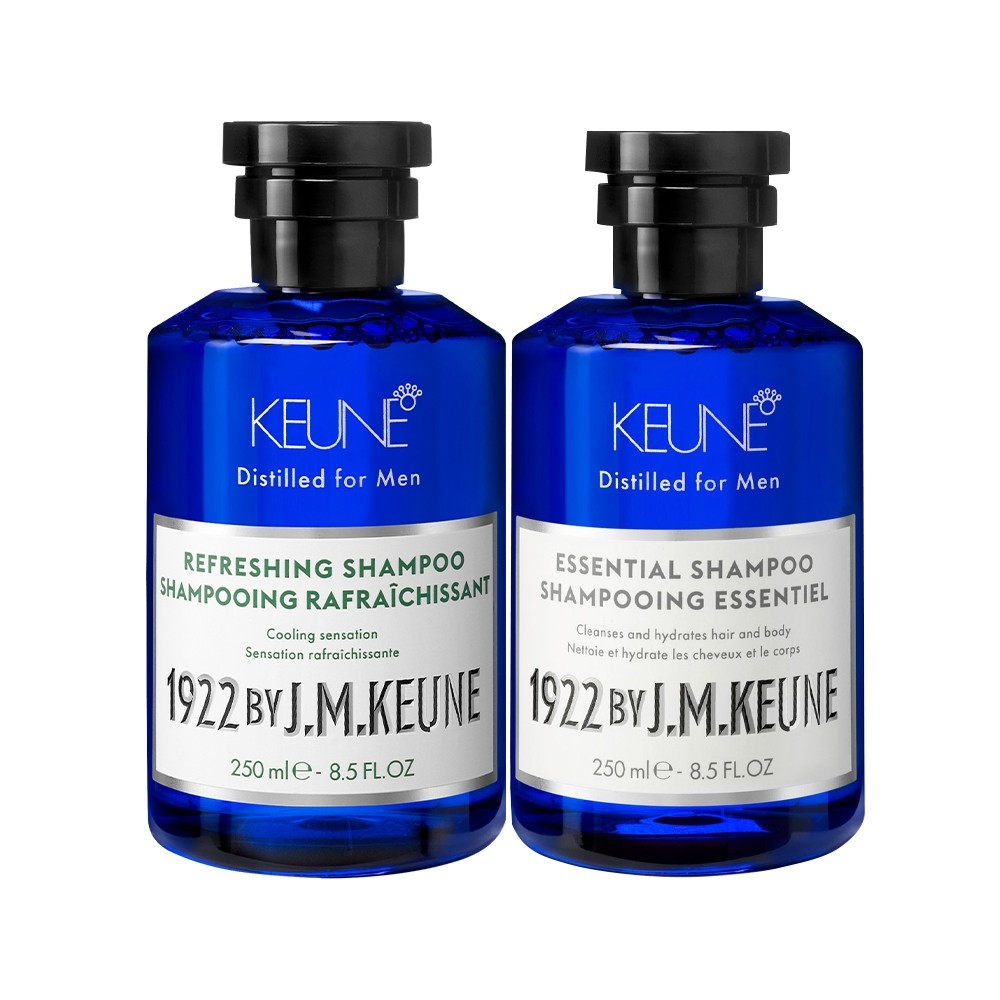 Kit Keune 1922: Shampoo Barba & 1 Kit Keune 1922 By J.M. Refreshing Essential Shampoo Barba Corpo (2 produtos)