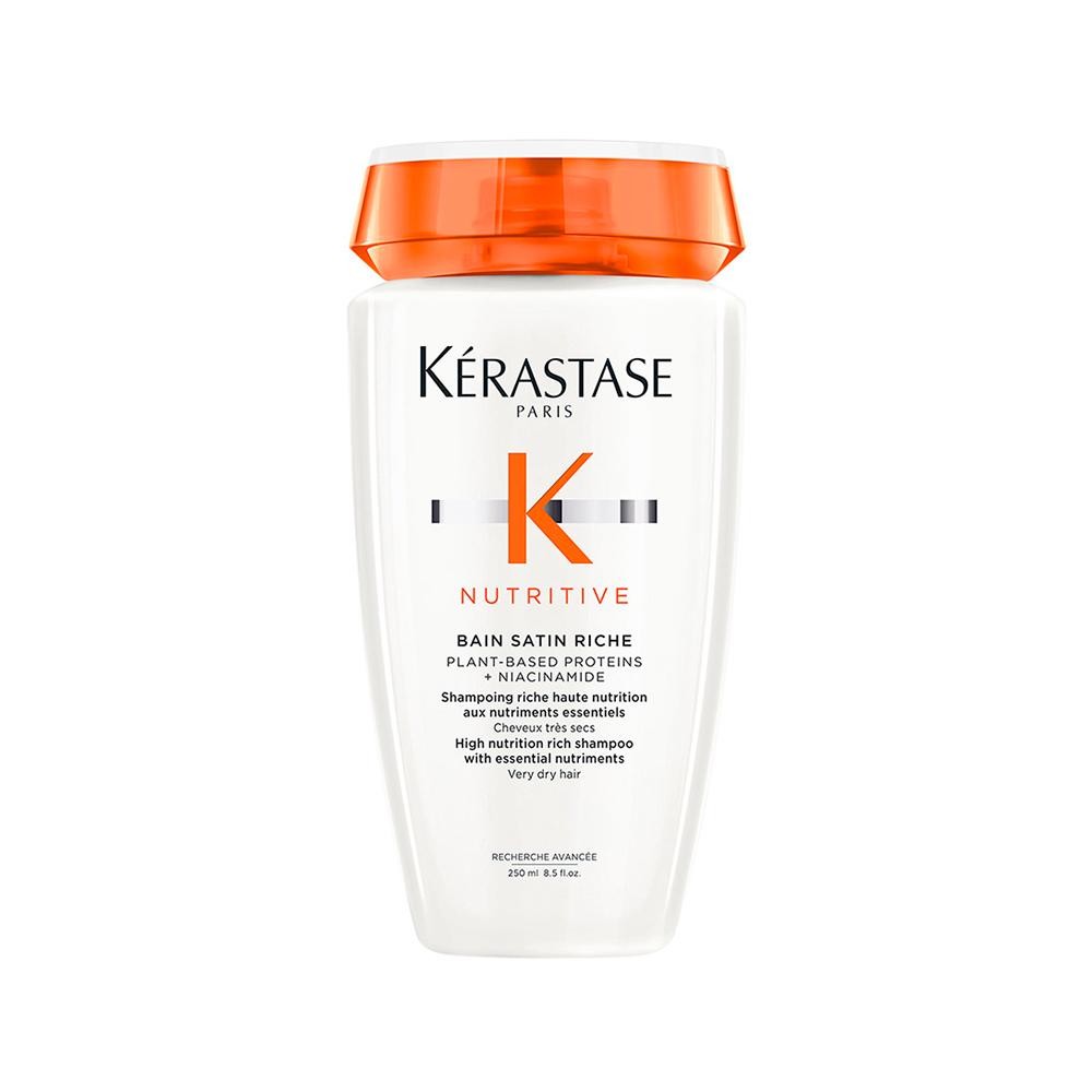 K?rastase Bain Satin Riche - Shampoo para Cabelos Secos 250ml 1 Kérastase Nutritive Bain Satin Riche Shampoo 250ml