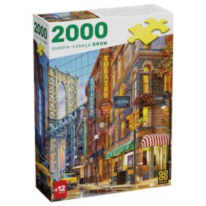 Quebra-cabeça 2000 peças Rua Americana