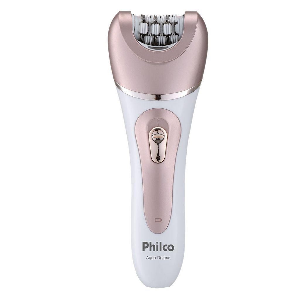 Depilador Philco Aqua Deluxe PDP01R - Bivolt - Elimine o Por ser 1 Depilador Philco Aqua Deluxe PDP01R Bivolt