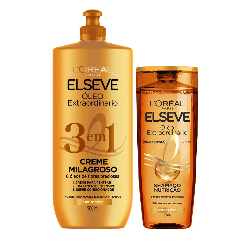 Elseve Óleo Extraordinário 3 em 1 1 Elseve Óleo Extraordinário 3 em 1