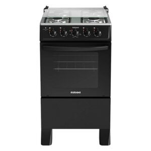 Fogão Itatiaia 4 Bocas Star Clean New Preto Mesa Inox