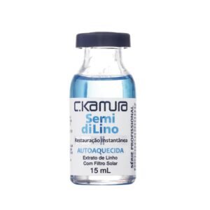 Ampola Autoaquecida Semi di Lino C.Kmaura Restauração Instatânea 15ml