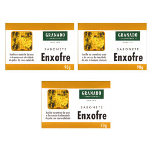 Kit 3 und Sabonete de Enxofre Medicinal Granado 90g