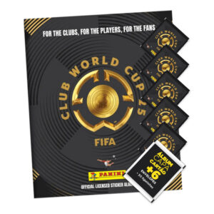 Álbum FIFA Club World Cup 2025 Panini + 6 Envelopes (30 Figurinhas)