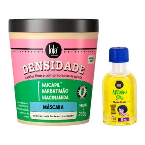 Kit Lola From Rio - Leave-In Argan Oil 50ml + Máscara Densidade 230g