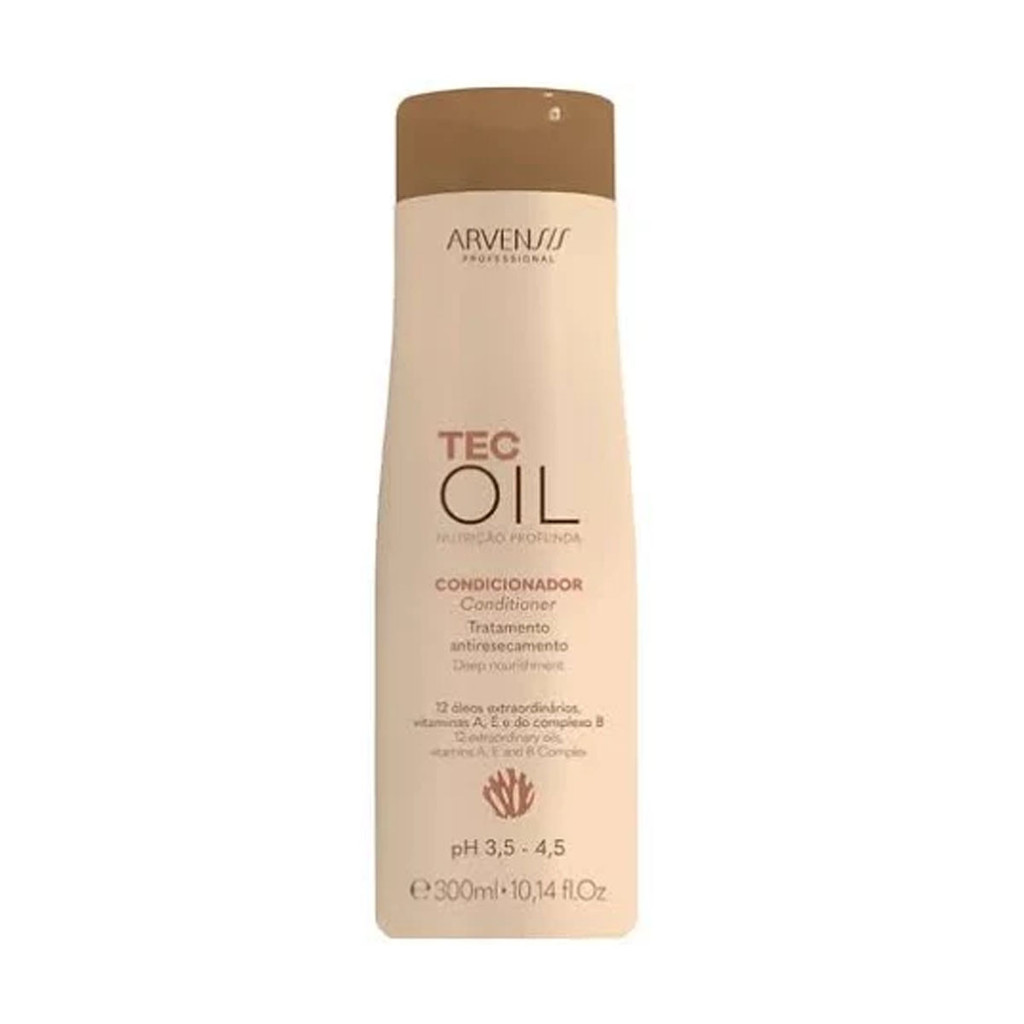 Condicionador Arvensis Nutri??o Profunda Tec Oil 1 Condicionador Arvensis Nutrição Profunda Tec Oil 300ml