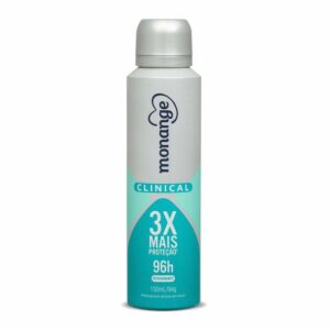 Desodorante Antitranspirante Aerossol Monange Clinical Revigorante Feminino 150ml
