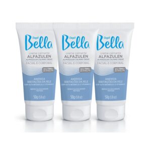 Kit 3 Creme Calmante Pós Depilação Rosto Corpo Depil Bella