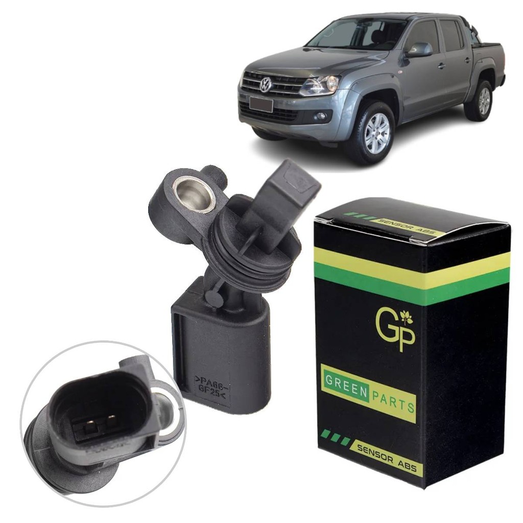 Sensor ABS Traseiro Esquerdo VW Amarok Diesel 2010 em Diante 1 Sensor ABS Traseiro Esquerdo Volkswagen Amarok 2010 Em Diante
